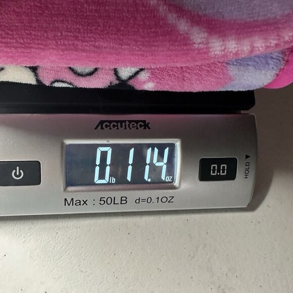 Disney Junior Minnie Mouse Plush Baby Girl Baby Blanket Pink 70s Retro Groovy - Picture 8 of 10